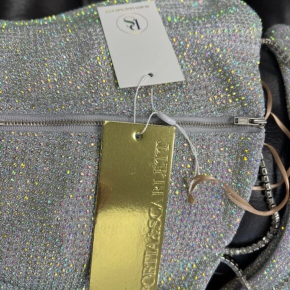 NWT Portia and Scarlett PS329B Two-Piece Homecoming Dress Silver Size 6 - Picture 11 of 12